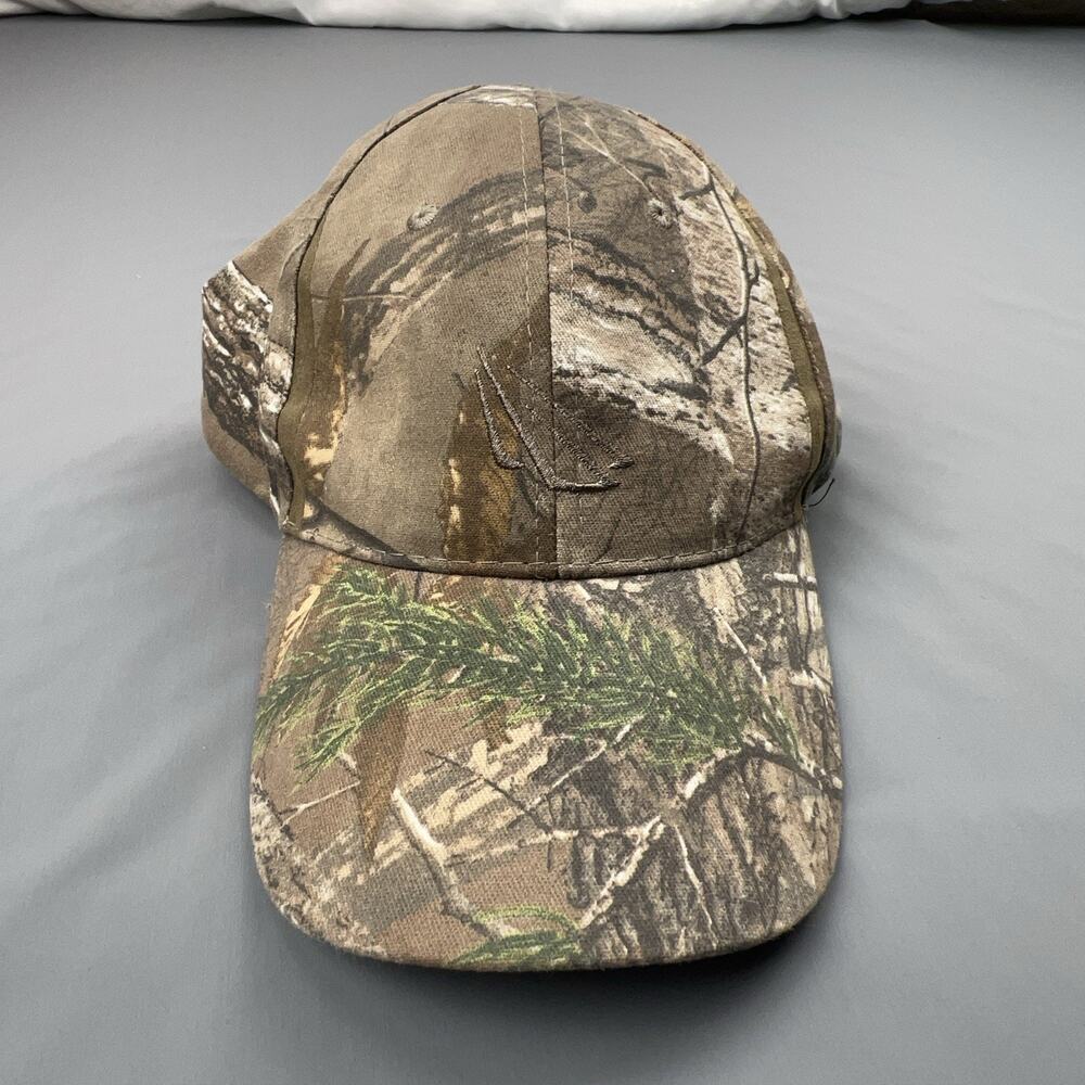 Powercap Hat Camo Logo LED Light Under Brim Realtree Adjustable Baseball Cap